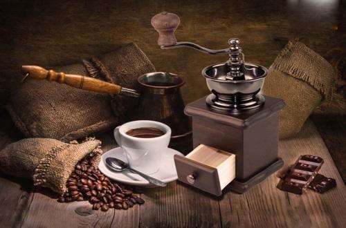 Wooden Manual Coffee Grinder Household Coffee Beans Grinding Machine