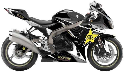 Complete Graphic Kit - Rockstar Series - Suzuki GSXR600/750 - 11-13 (P# 16-15414-RS)