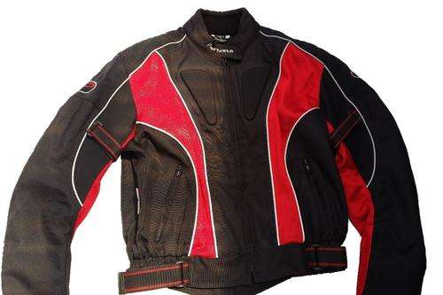Perfecto Ladies Cordura Black&Red Summer Racing Jacket XXL