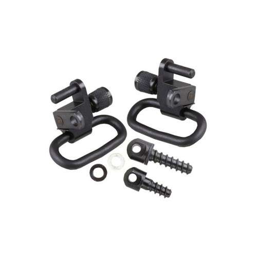 Uncle Mike's wooden stock swivel stud set QD