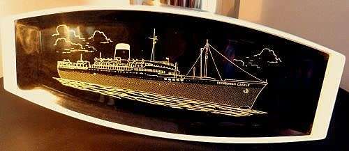 EDINBURGH CASTLE MELAMIN TRAY, RETRO.