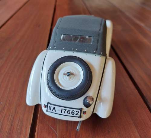 BMW 328 Roadster white from 1937 - White with Black Softtop