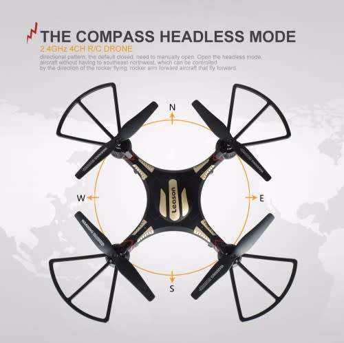 LEASON LS 129 4Ch REMOTE CONTROL QUADCOPTER DRONE