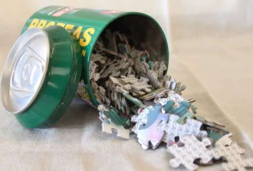 A limited edition `Proteas Fan Can` 252pc jigsaw puzzle of Graeme Smith