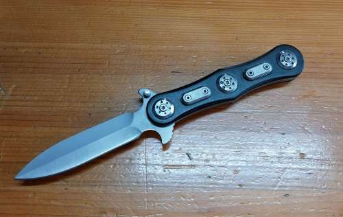Missing Link Bikers Folding Dagger