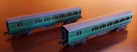 2 x Southern Rail Coaches