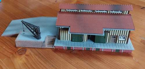 Vollmer HO Gauge Very Rare Freight Shed with Crane