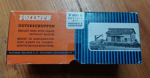 Vollmer HO Gauge Very Rare Freight Shed with Crane