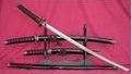 SET OF THREE NINJA DISPLAY SWORDS