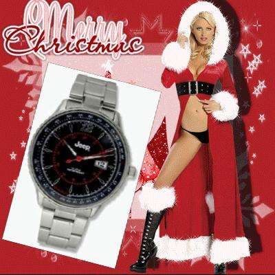 MENS JEEP WATCH 5 ATM DIVE STYLE with metal STRAP - Black face