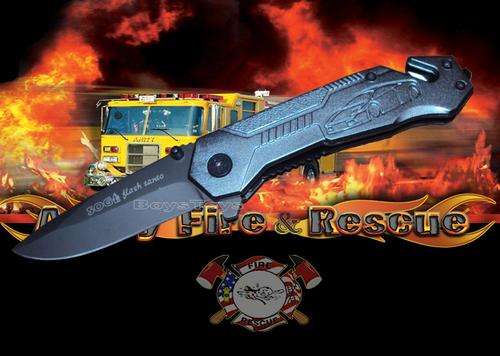 SOG Tactical Rescue Knife - Aluminum Handle 7.875 inch