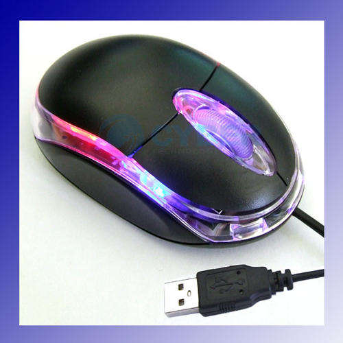 3-BUTTON LED USB OPTICAL MOUSE