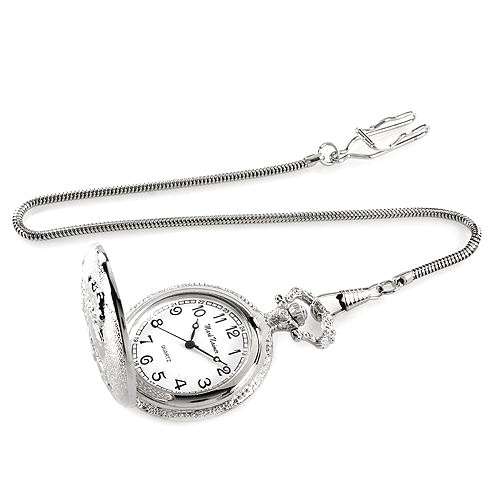 SILVER Pocket Gents Watch