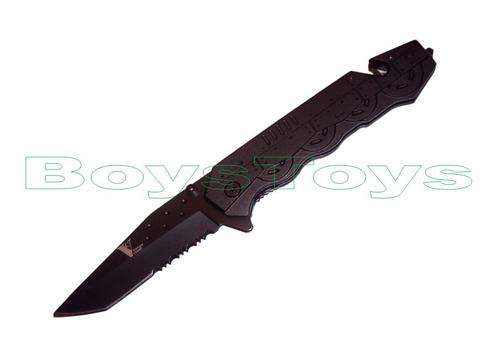 Black Fire Fighters Rescue Knife