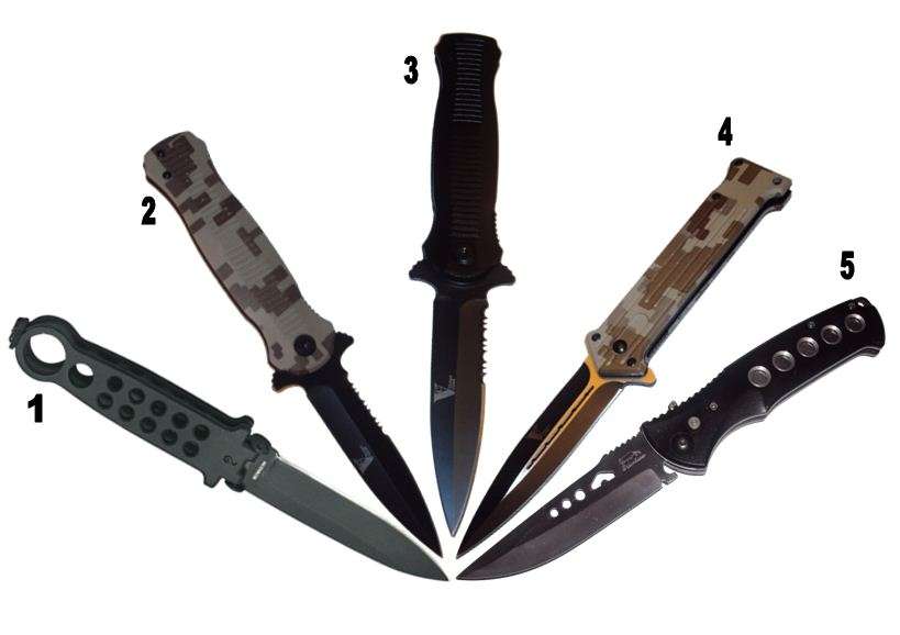 5 Tactical Knives