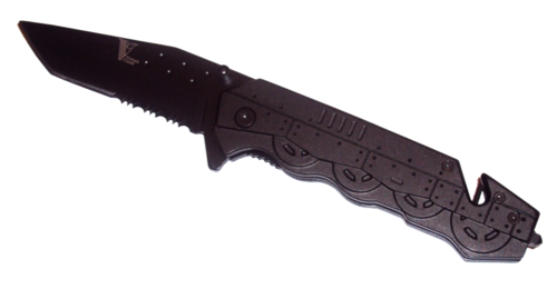 Black Fire Fighters Rescue Knife
