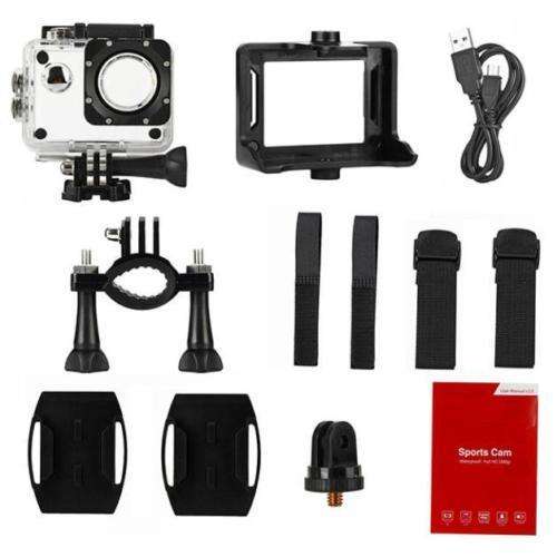 Full HD 1080P 12MP Recorder Car Cam Waterproof Sports DV Camera Action Camcorder