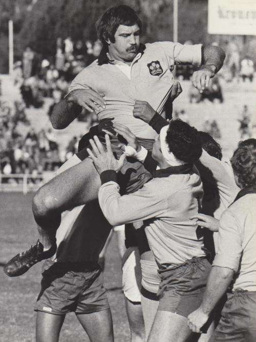 SPRINGBOKS HENNIE BEKKER/ DIV VISSER