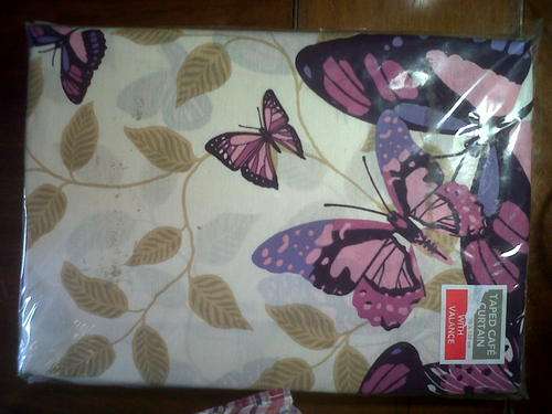 TAPED CACURTAIN WITH VALANCE 120 cm x 120 cm