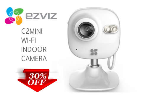 EZVIZ C2 Mini Indoor Wi-Fi Camera 2.4MM LENS 1MP 10M IR IP CAMERA