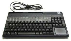 Keyboard HP SPOS USB Touchpad Mouse Card Reader 492245-L33