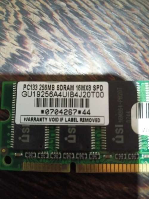 PC133 256MB RAM 168pin (used)