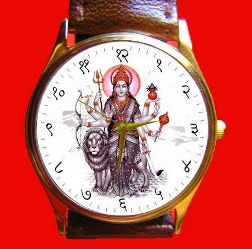 HINDUISM: VAISHNO DEVI OR MAA DURGA COLLECTIBLE RELIGIOUS ART WATCHES