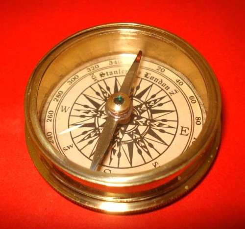 STANLEY LONDON POEM COMPASS ENGRAVED WITH ROBERT FROST POEM, AWESOME GIFT!