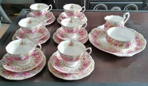 Royal albert tea set Serena