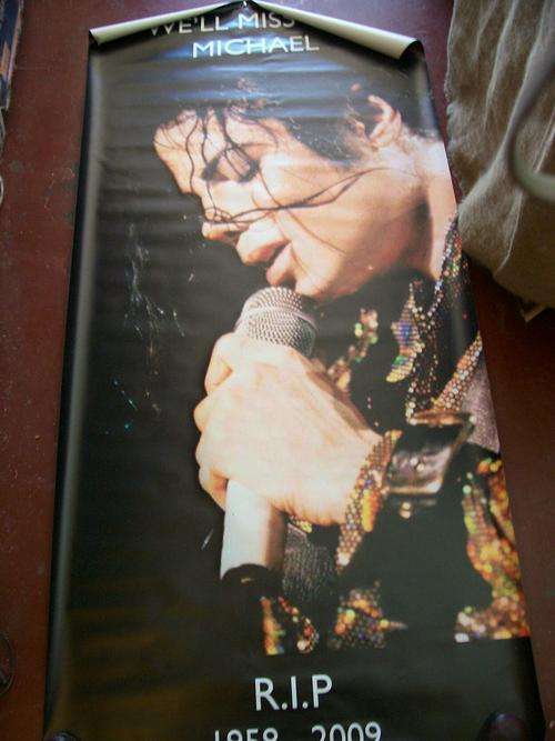 Michael Jackson - Very Large 2 meter vinyl poster