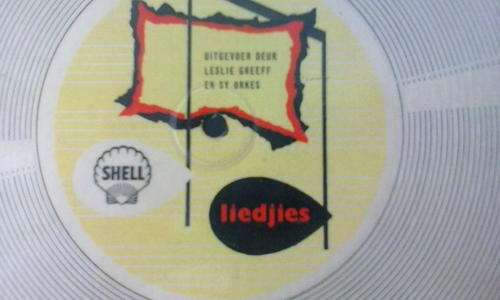 Shell petrol Co 1950's cardboard 78rpm record