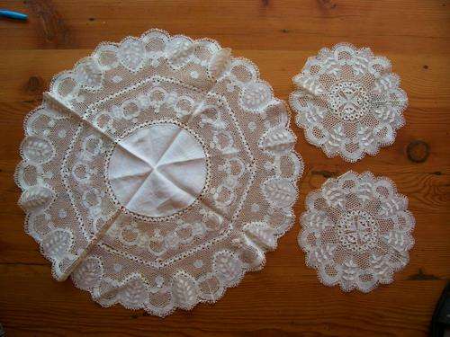 Hand Made Lace for Tea Set 1930's