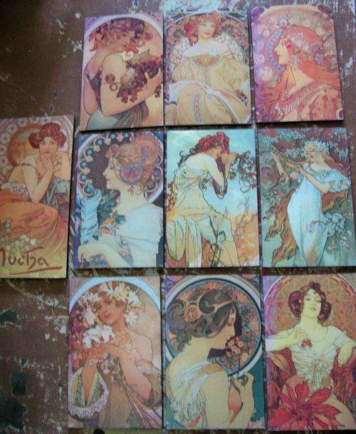 Alphonse Mucha Collection -  10 Stunning Art Prints