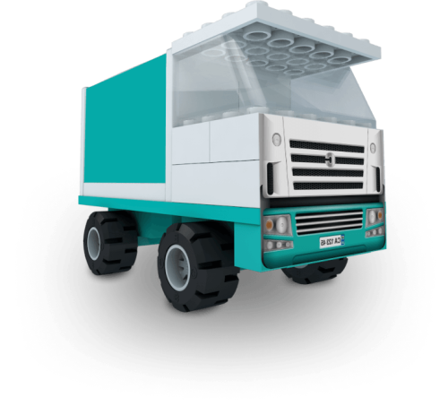 Complete My Little Checkers mini shop with truck