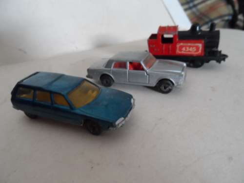 MATCHBOX LOCO AND CARS THREESOME