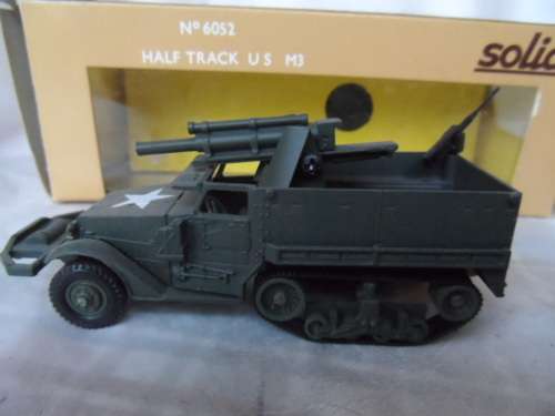 VINTAGE  SOLIDO 6052 HALFTRACK  US M3 , BOXED [M74]