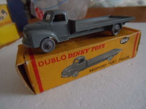ORIGINAL MECCANO DUBLO DINKY  066 BEDFORD FLAT TRUCK, BOXED  [D24]