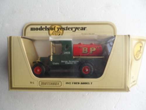 MATCHBOX  Y3 1912 FORD MODEL T 'BP', BOXED
