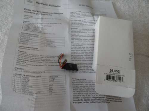 ROCO DIGITAL HO  LOCO DECODER 36-552