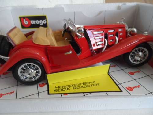 MERCEDES BENZ 500 K ROADSTER -1/18 SCALE-BOXED