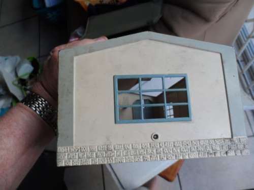 VINTAGE MARKLIN HO METAL TWO STALL ENGINE HOUSE