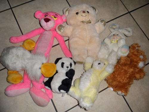 VINTAGE BEAR LOT 5 ARK PINK PANTHER AND TELE QUACK