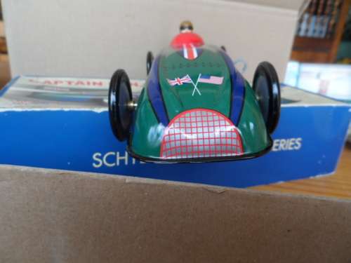 Tin Captain Benjamin's "Record" Land Speed Toy Car Schylling [