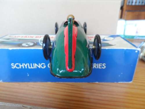 Tin Captain Benjamin's "Record" Land Speed Toy Car Schylling [