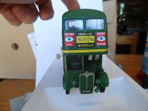 SOLIDO LONDON DOUBLE DECKER BUS GREEN [M100]