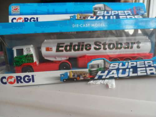 CORGI SUPER HAULERS EDDIE STOBART TANKER TRUCK 1/64 TH SCALE