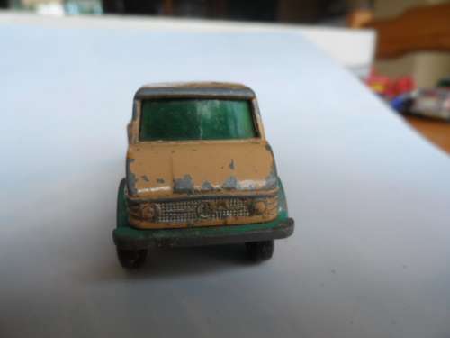 Vintage Matchbox Lesney #49 Mercedes Unimog Truck Blue/Brown