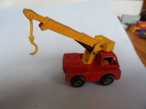 Matchbox Lesney Superfast MB42 Iron Fairy Crane-YELLOW BOOM