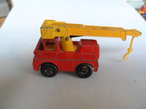 Matchbox Lesney Superfast MB42 Iron Fairy Crane-YELLOW BOOM