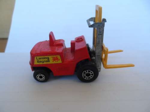 1976 Matchbox Lesney Fork Lift Truck Superfast No.15 Red England MB15